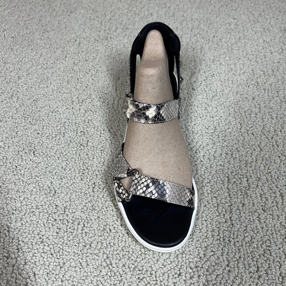 AQUATALIA by Marvin K. Snakeskin Leather Sandals (Italian) • Size 7.5 - Picture 5 of 11